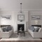 Ekena Millwork Maria Ceiling Medallion (Fits Canopies up to 1 3/4"), Hand-Painted Black Pearl, 9 5/8"OD x 1 1/8"P CM09MABPS - alternate 4